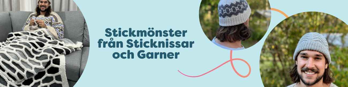 Stickmönster från Sticknissar och Garner