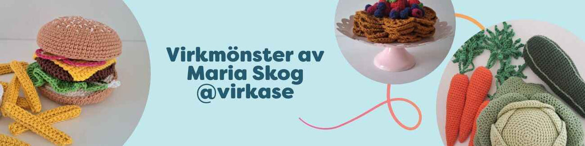 Virkmönster av Maria Skog @virkase