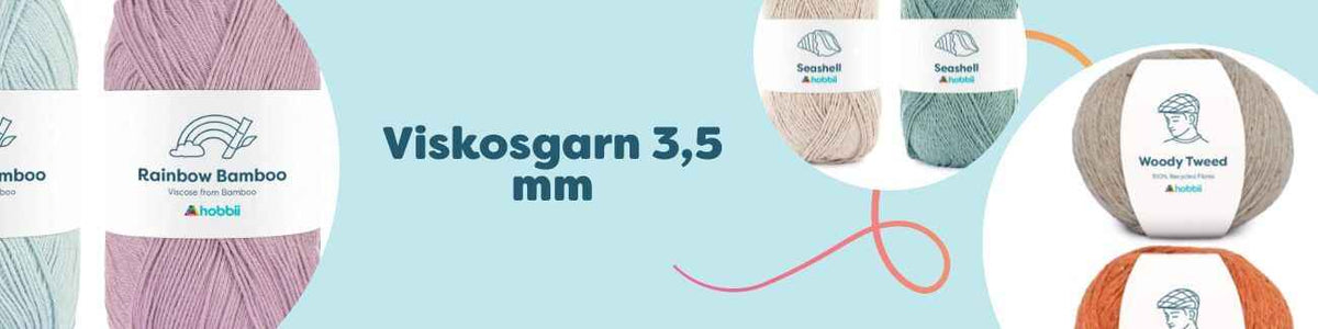 Viskosgarn 3,5 mm