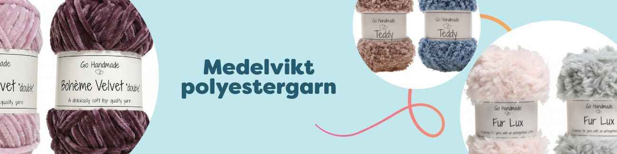 Medelvikt polyestergarn