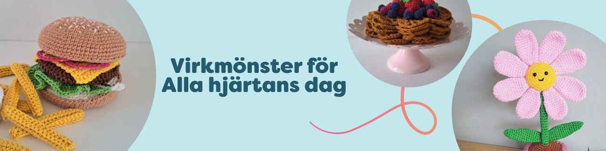 Virkmönster för Alla hjärtans dag