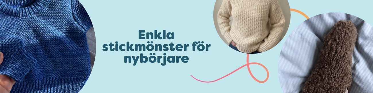 Enkla stickmönster för nybörjare