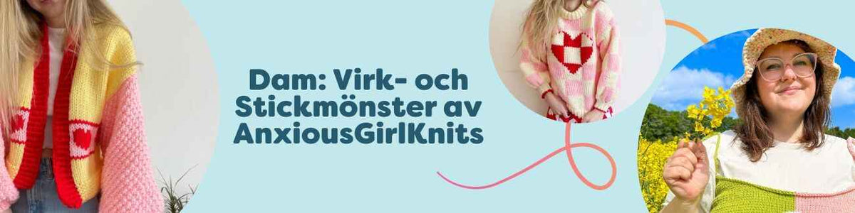 Dam: Virk- och Stickmönster av AnxiousGirlKnits