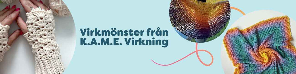 Virkmönster från K.A.M.E. Virkning