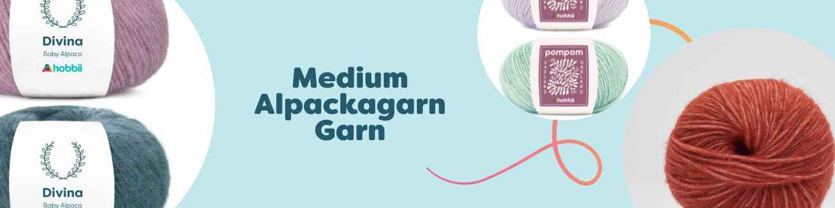 Medium Alpackagarn Garn