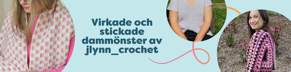 Virkade och stickade dammönster av jlynn_crochet