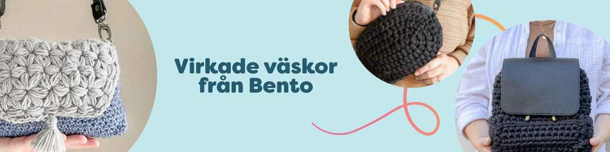 Virkade väskor från Bento