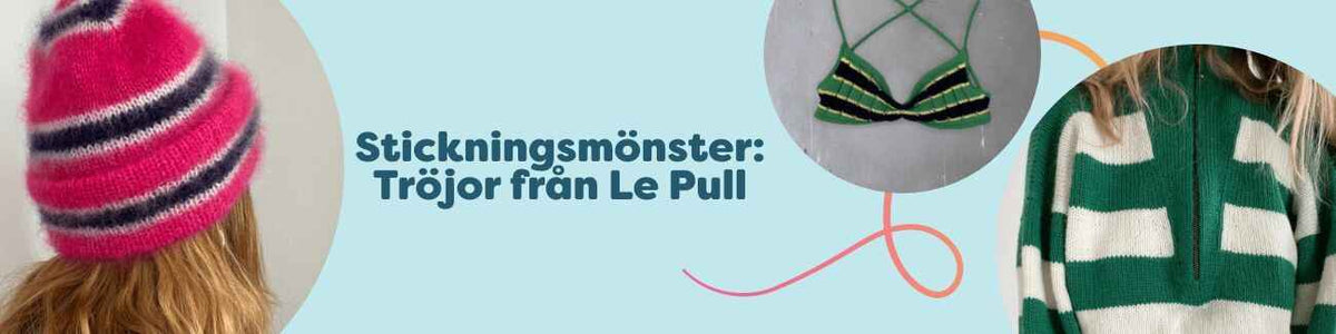Stickningsmönster: Tröjor från Le Pull