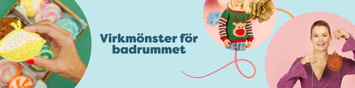 Virkmönster för badrummet