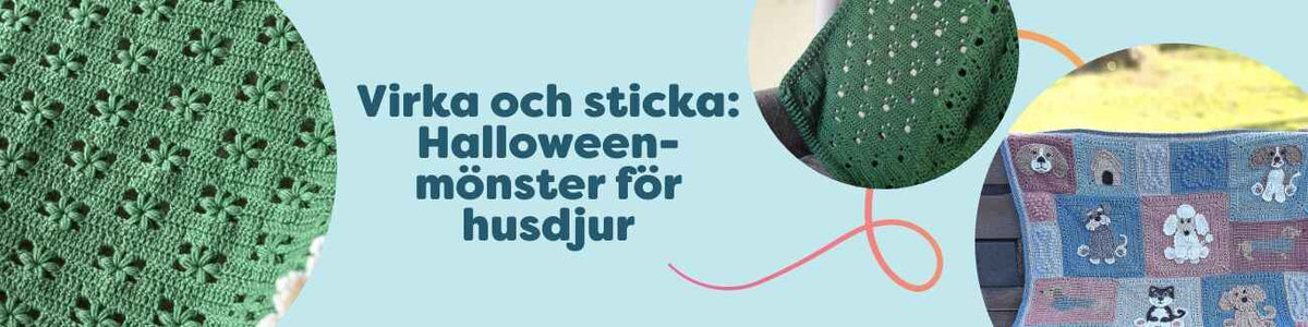 Virka och sticka: Halloween-mönster för husdjur
