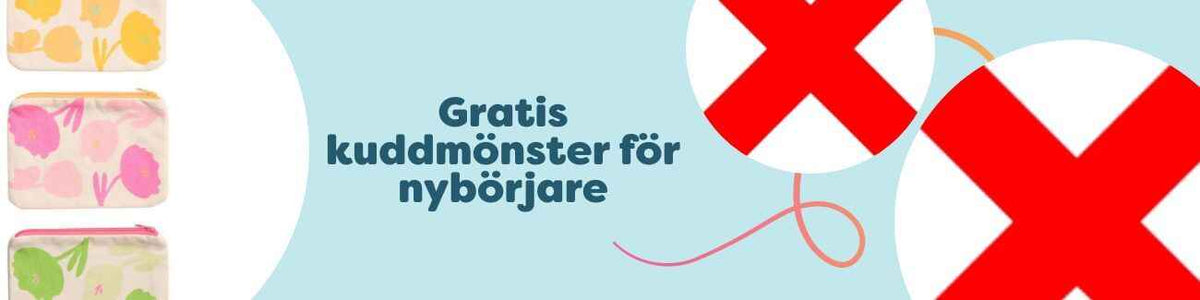 Gratis kuddmönster
