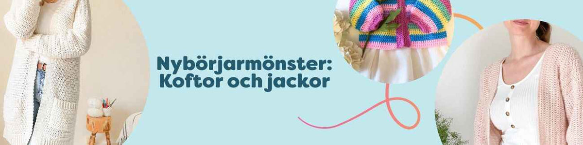 Nybörjarmönster: Koftor och jackor