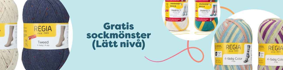 Sticka och virka gratis sockmönster