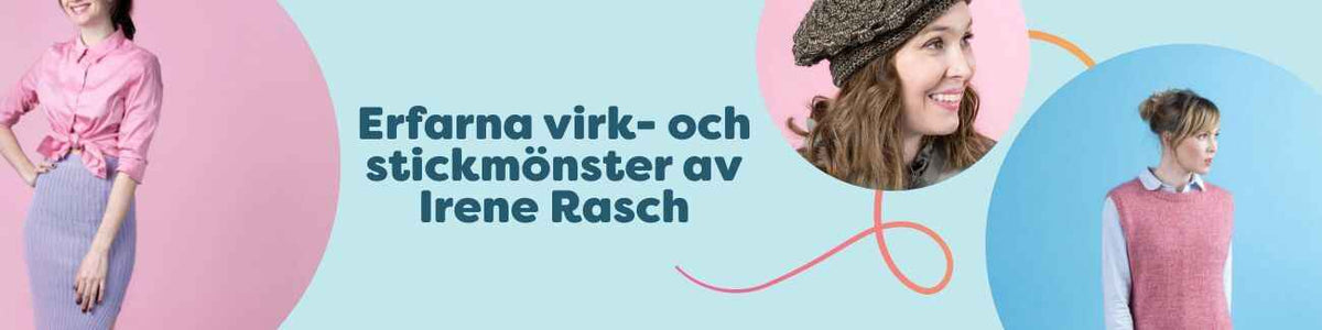 Erfarna virk- och stickmönster av Irene Rasch