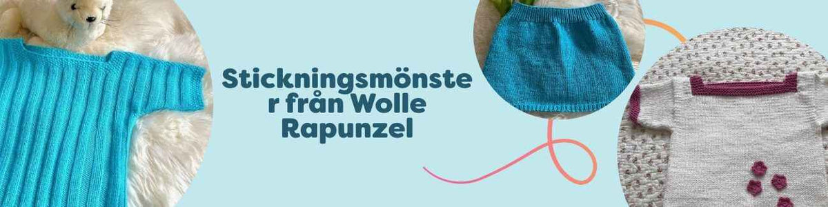 Stickningsmönster från Wolle Rapunzel