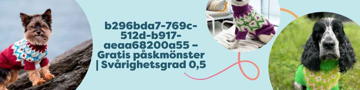 Kollage av gratis påskmönster för virkning och stickning från Hobbii: färgglada kaniner, kycklingar och ägg i garn, redo för vårens pyssel.