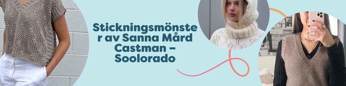 Stickningsmönster av Sanna Mård Castman – Soolorado