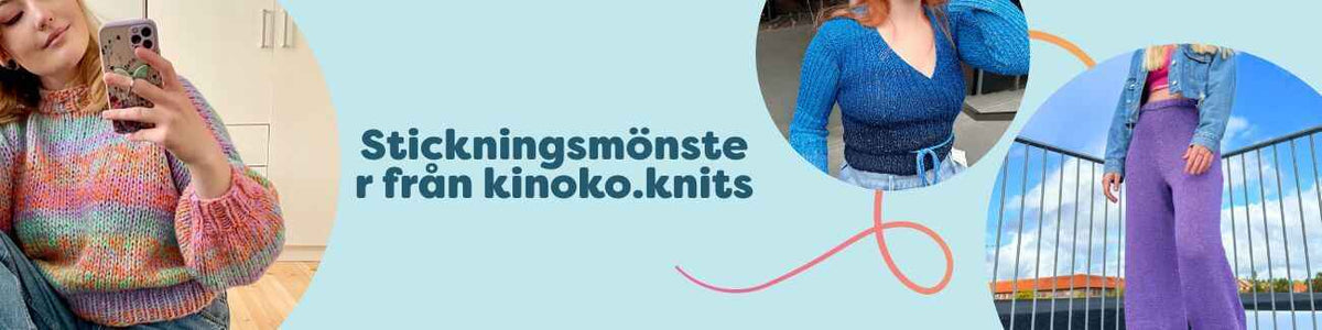 Stickningsmönster från kinoko.knits