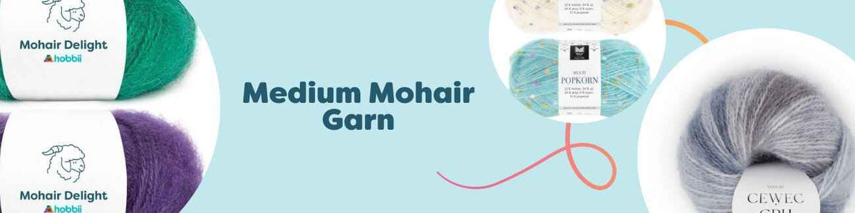 Medium Mohair Garn