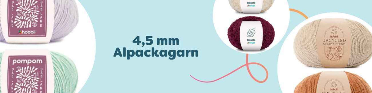 4,5 mm Alpackagarn