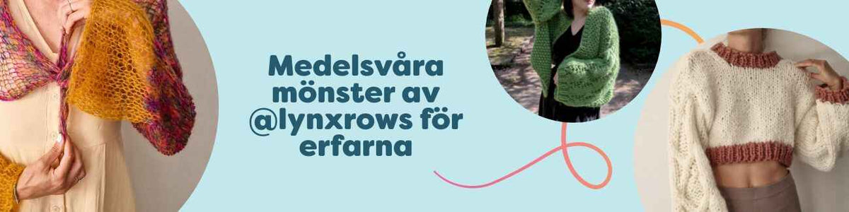 Medelsvåra mönster av @lynxrows för erfarna