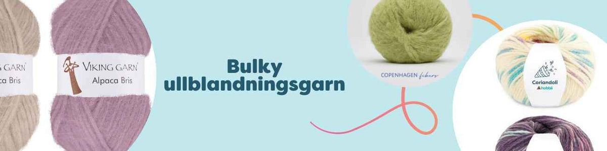 Bulky ullblandningsgarn