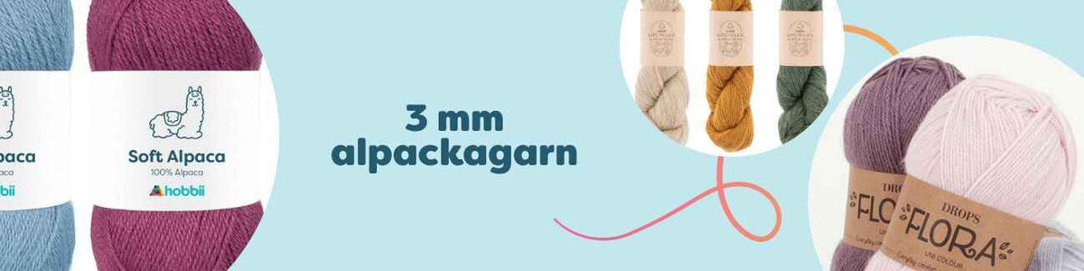3 mm alpackagarn