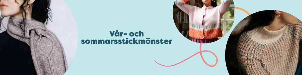 Vår- och sommarsstickmönster