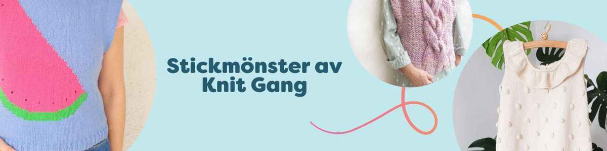 Stickmönster av Knit Gang