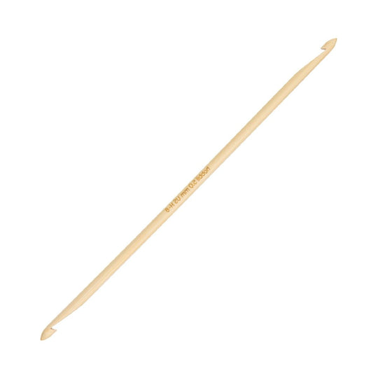 Bambu dubbel tunisisk virknål - 20 cm - Hobbii