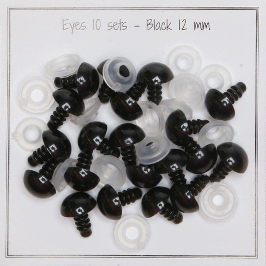 Säkerhetsögon - 12 mm - Go Handmade