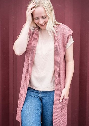 1598 - Väst med sjalkrage