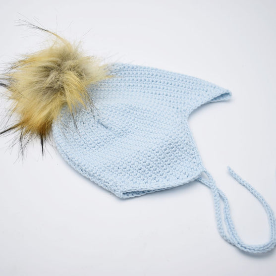 

Virkad babymössa - Bomull
2