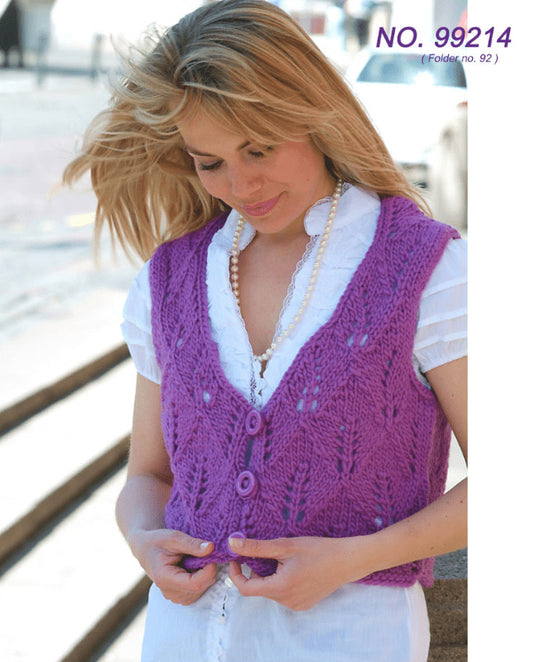 99214 - Väst med hålmönster