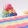 

Virkad Rainbow Babyfilt
4