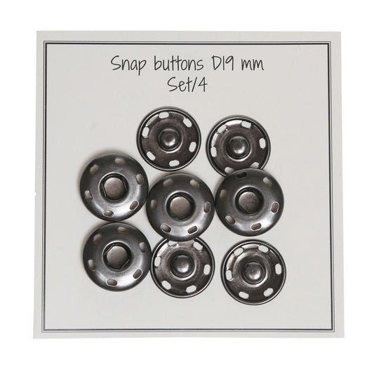 Snap buttons - 19 mm - Go Handmade
