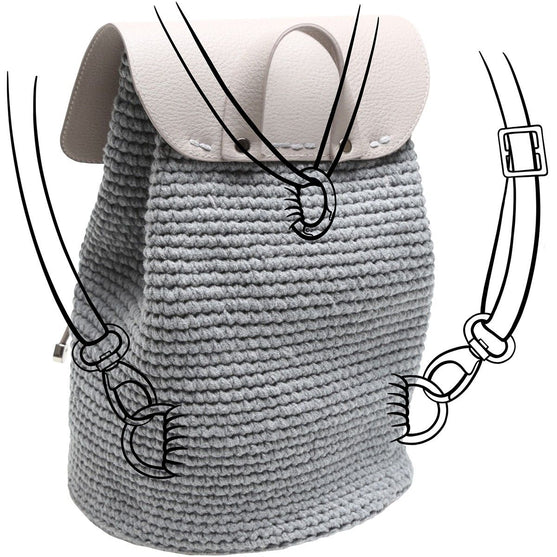 

Flapp lock m/Magnetisk Knapp - Svart/Brons - Go Handmade
8