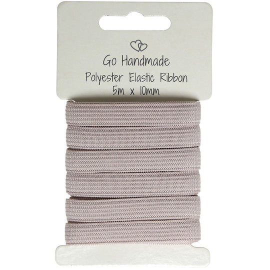 Elastic Ribbon - 10 mm - Go Handmade