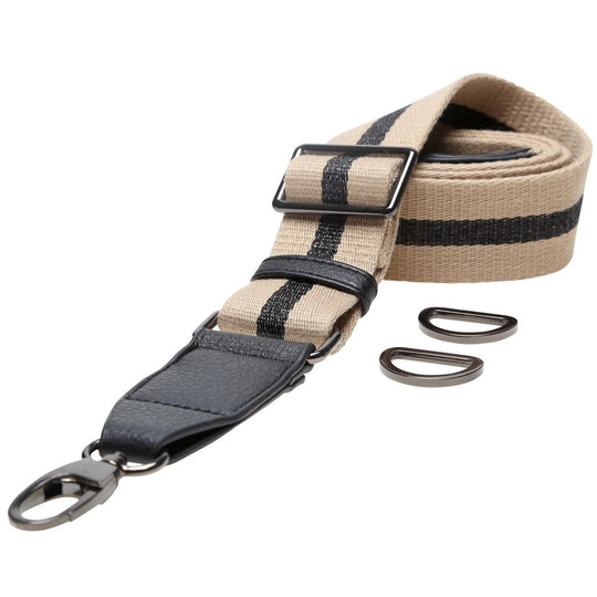 Axelrem till väska i Bomull - Justerbar 80–125 cm x 38 mm - Go Handmade