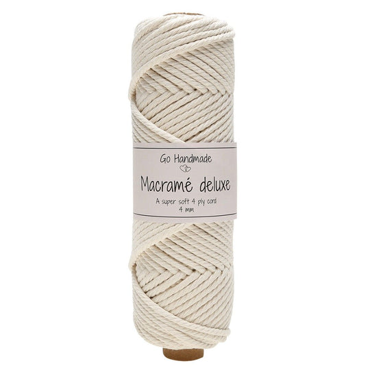 Macramé Deluxe, 4mm - Go Handmade