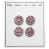 

Bling Knappar - Små Stenar - Pink - 4 st. - Go Handmade
3