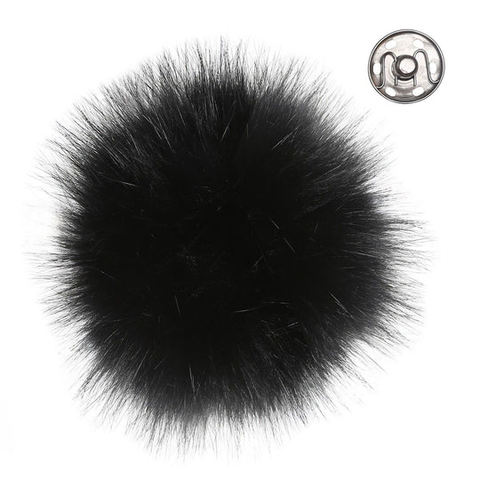 Pom pom - Svart - Go Handmade