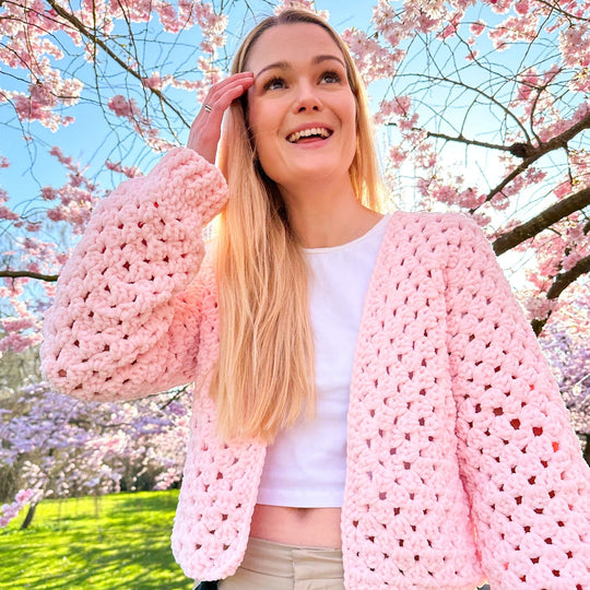 Hexi Honey Bunny Solid - Cardigan