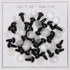 

Safety eyes - 8 mm (0.31 in) - Go Handmade
1
