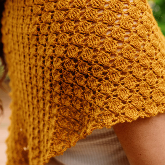 

Grisaille - Triangular Lace Shawl
3