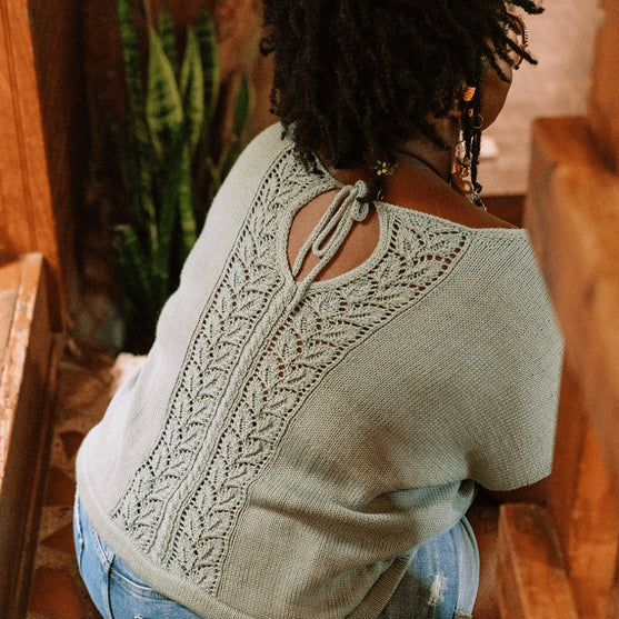 

Floreale Top - Lace Back Tee
2