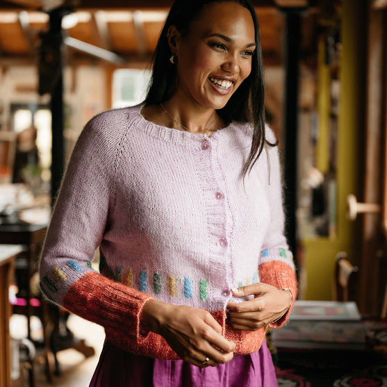 

Kiln - Kofta med färgdetajler
2