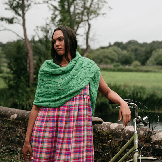 

Hiedra Shawl - Sjal med lövmotiv
5