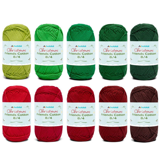

Friends Cotton 8/4 Christmas Color Pack (Limited Edition) - Friends
1