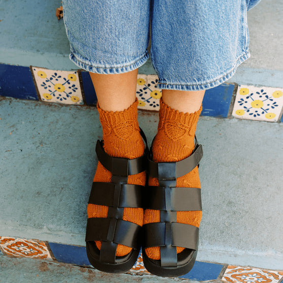 

Oak Seed - Textured Socks
7